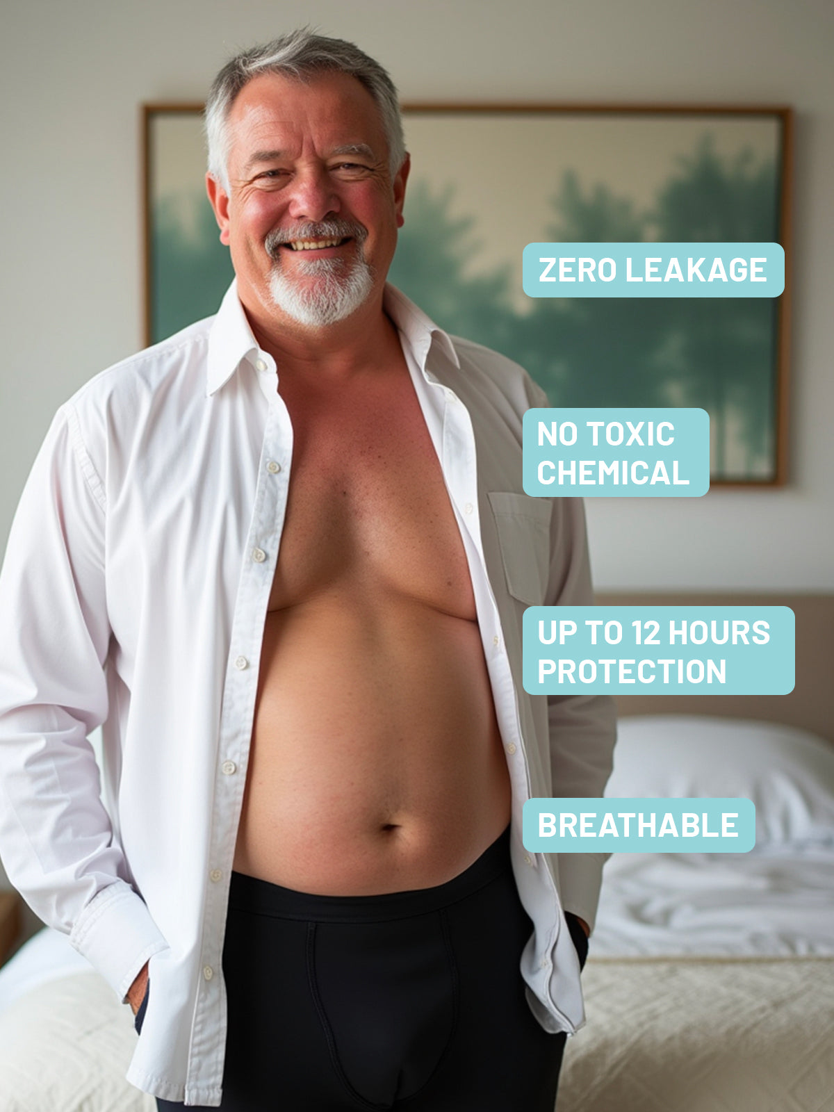 Boxershorts mit Ultra-starkem Auslaufschutz