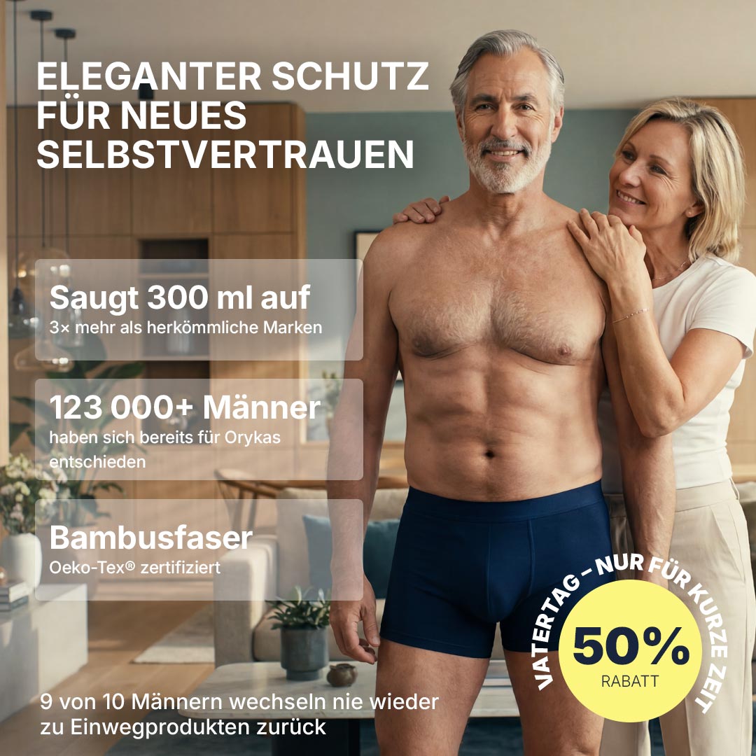 Boxershorts mit Ultra-starkem Auslaufschutz