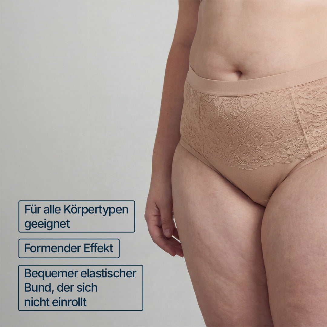 3er-Set Ultra-absorbierende beige Inkontinenz-Slips