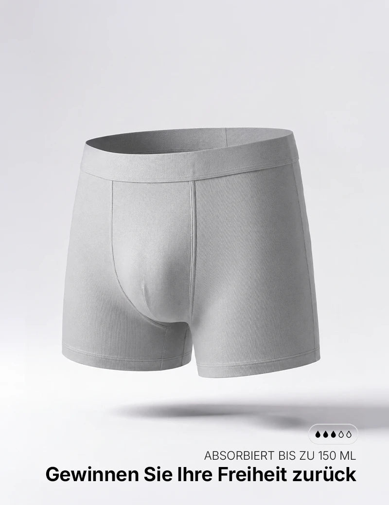 Boxershorts für leichte Urinverluste