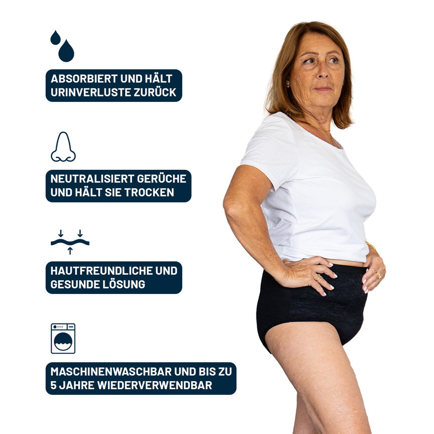 Ultrasaugfähige Slip-Unterwäsche