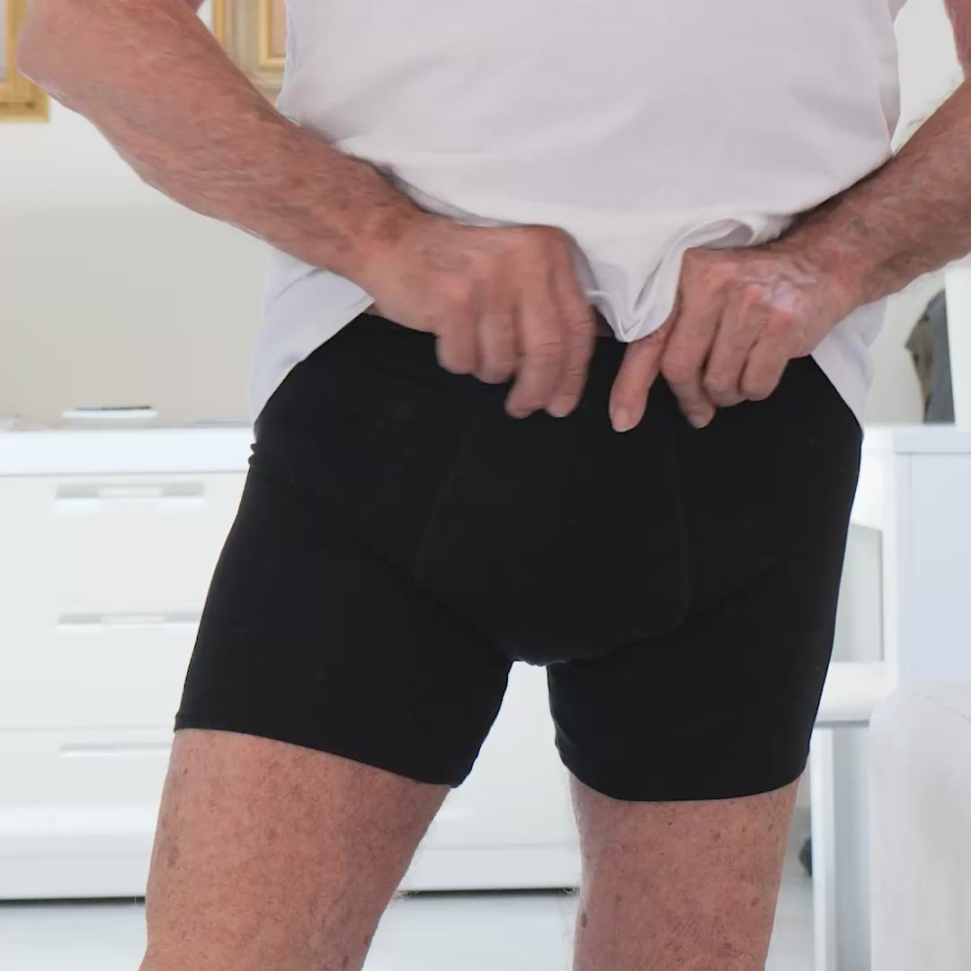 Video laden: Boxershorts mit Ultra-starkem Auslaufschutz