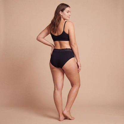 Waschbarer Inkontinenz-Slip für Damen Mit Spitzenbund