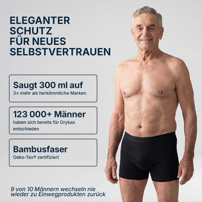 Boxershorts mit Ultra-starkem Auslaufschutz
