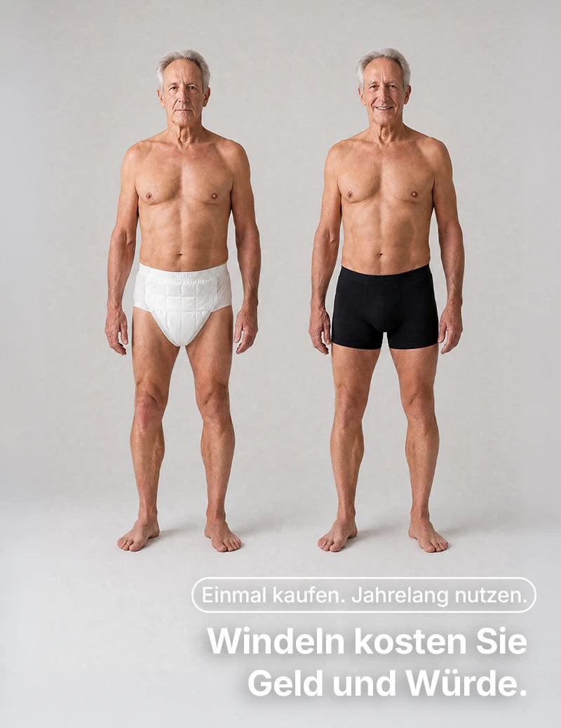 Inkontinenz-Boxershorts mit maximaler Saugstärke
