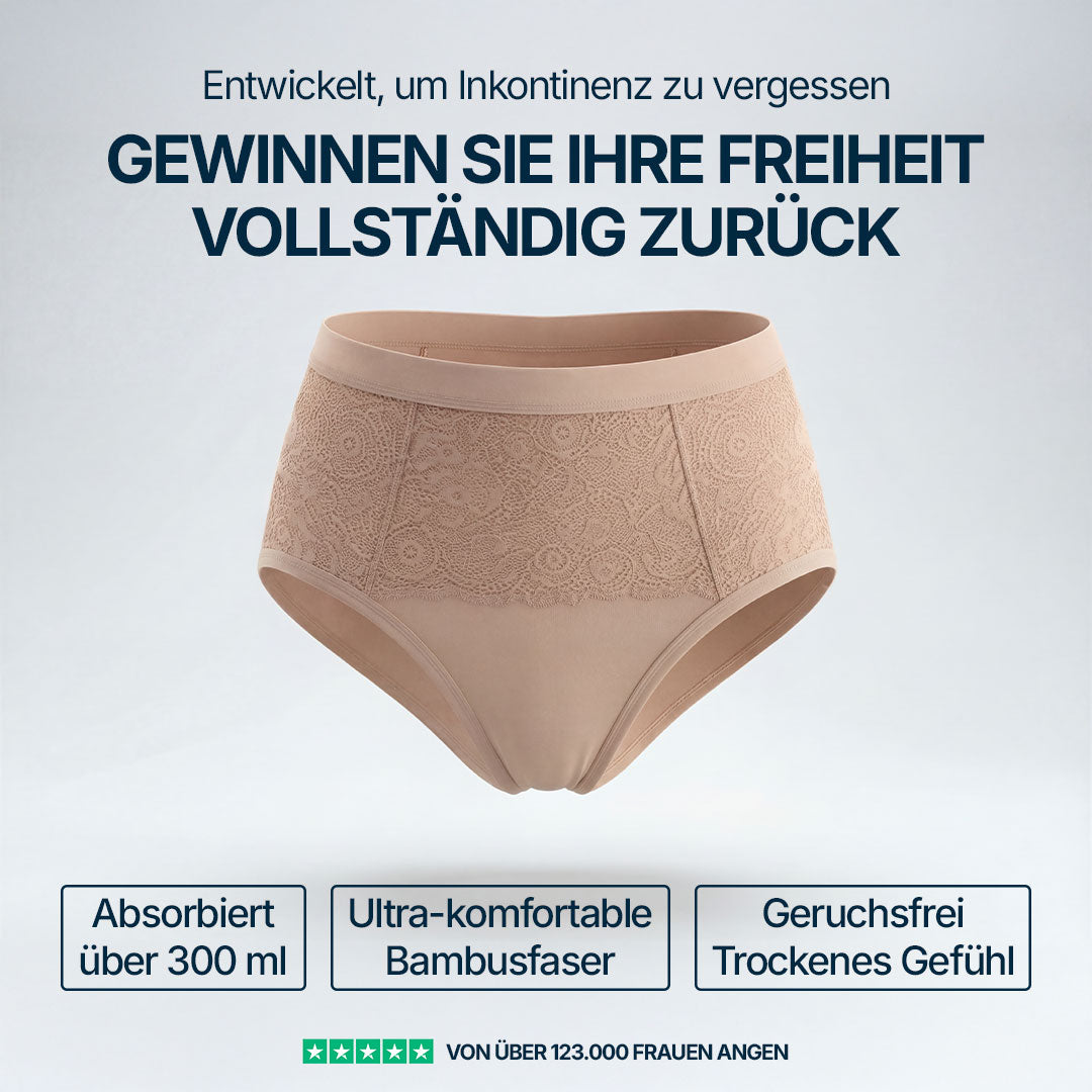 3er-Set Ultra-absorbierende beige Inkontinenz-Slips