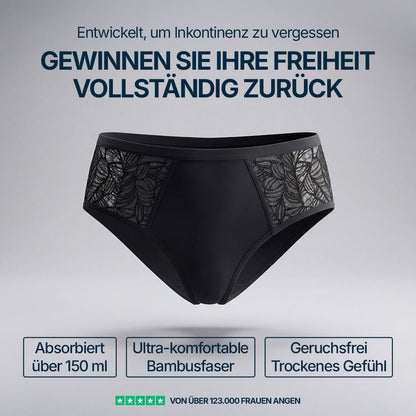 3er-Set Inkontinenz-Slips mit seitlicher Spitze