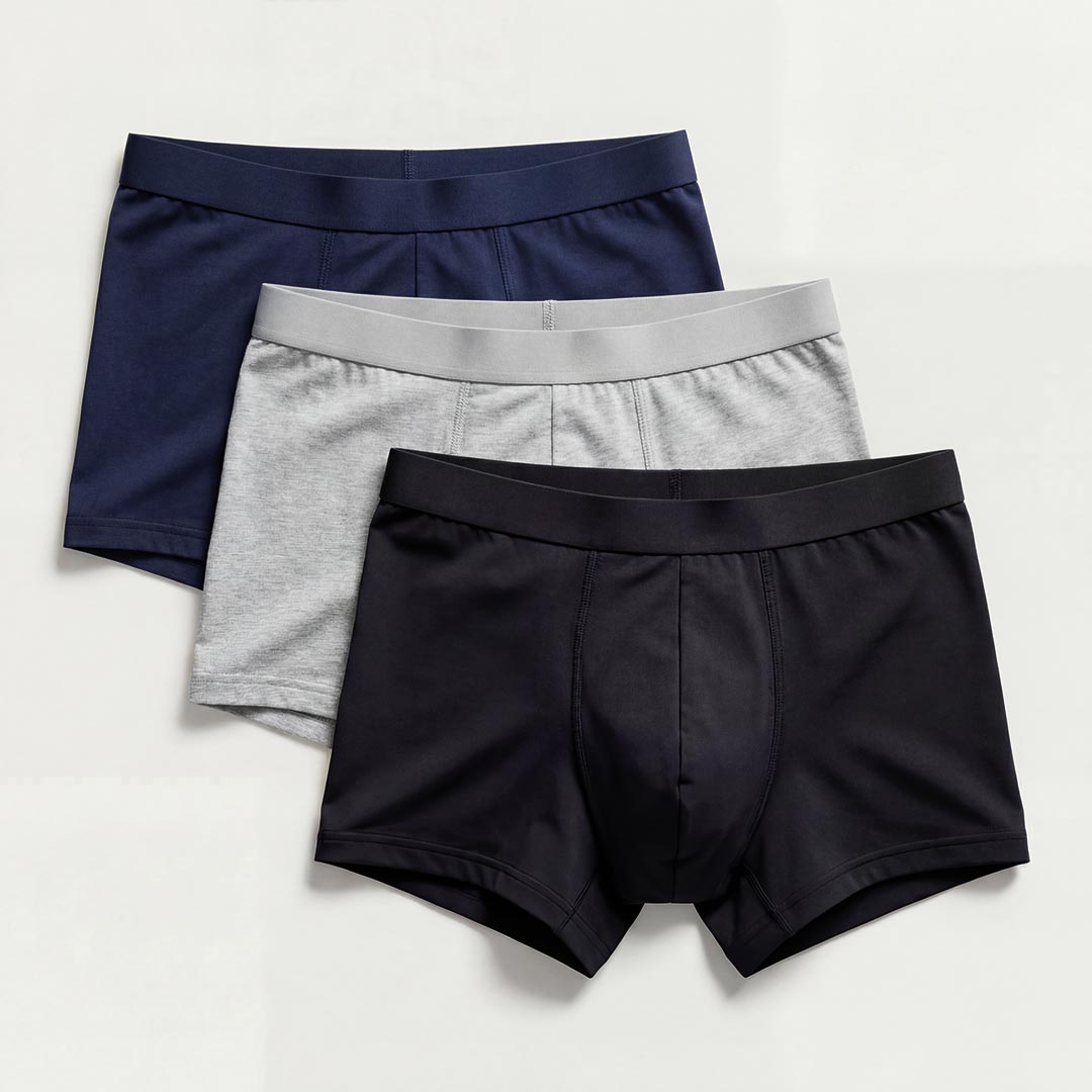 3er-Pack ultra-absorbierende Boxershorts in 3 Farben – waschbare Inkontinenzunterwäsche aus Bambusfaser, OEKO-TEX – Orykas