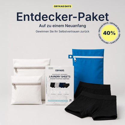 Ultra-saugfähiges Boxershorts Entdecker-Paket