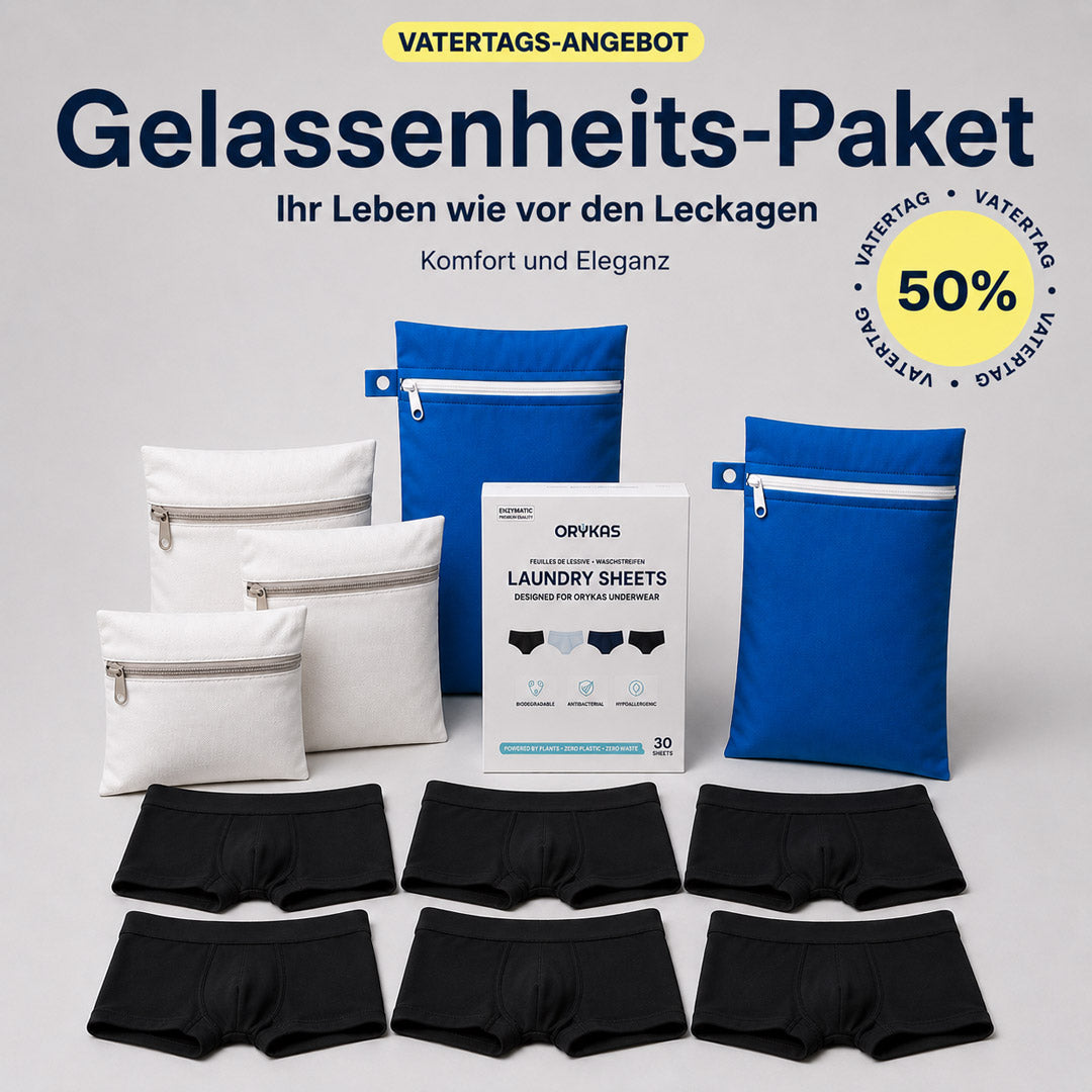 Ultra-saugfähiges Boxershorts Gelassenheits-Paket