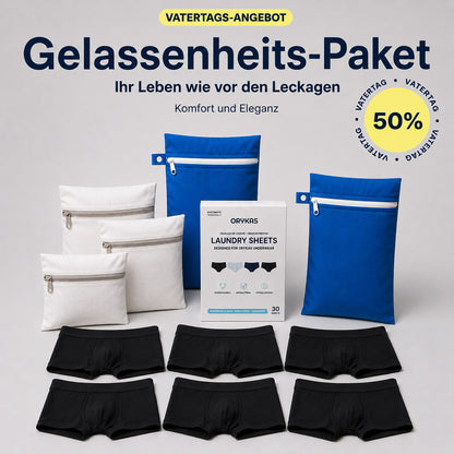 Ultra-saugfähiges Boxershorts Gelassenheits-Paket