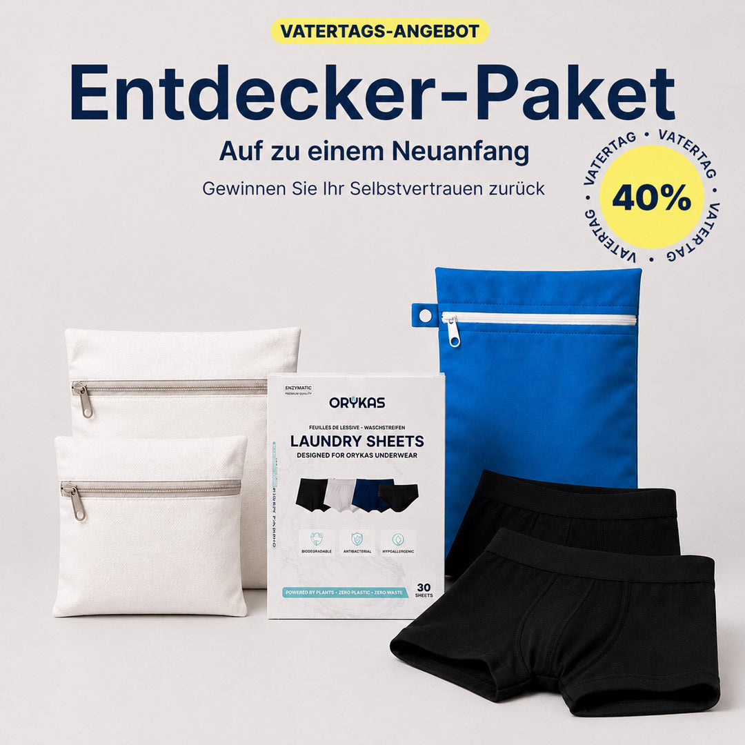 Ultra-saugfähiges Boxershorts Entdecker-Paket